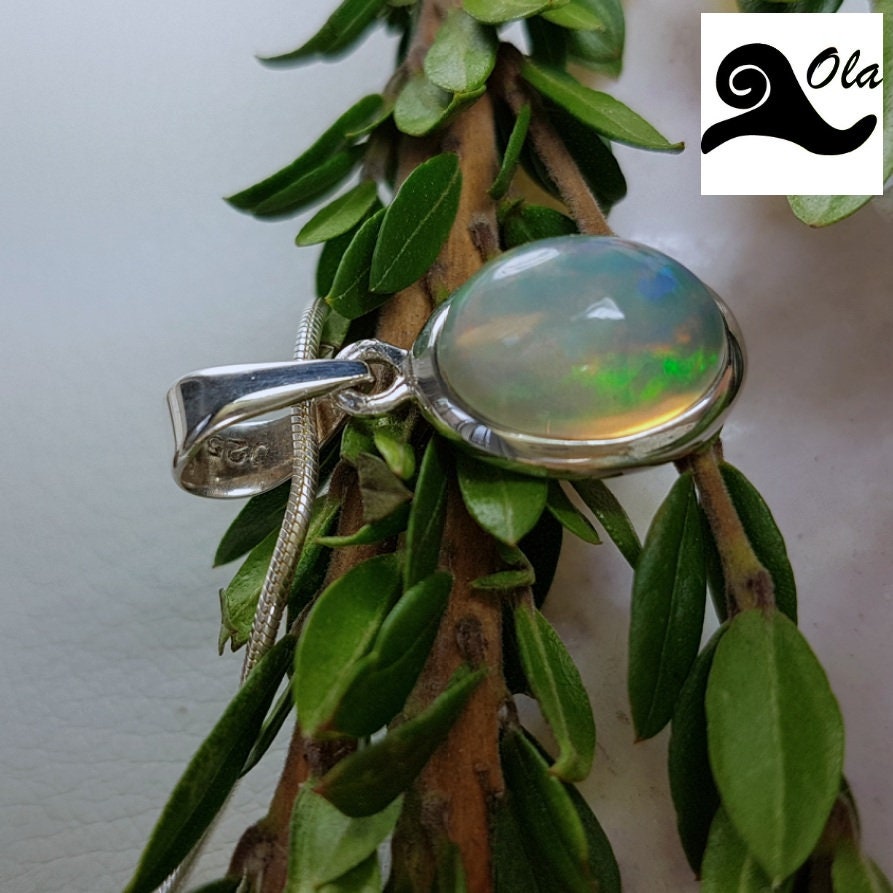 Silberanhänger mit Welo Opal // 1,0