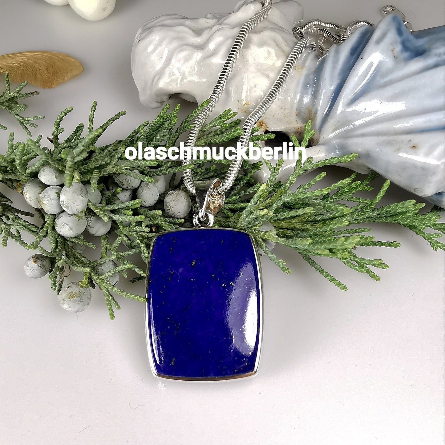 Silberanhänger mit Lapislazuli // 2,0