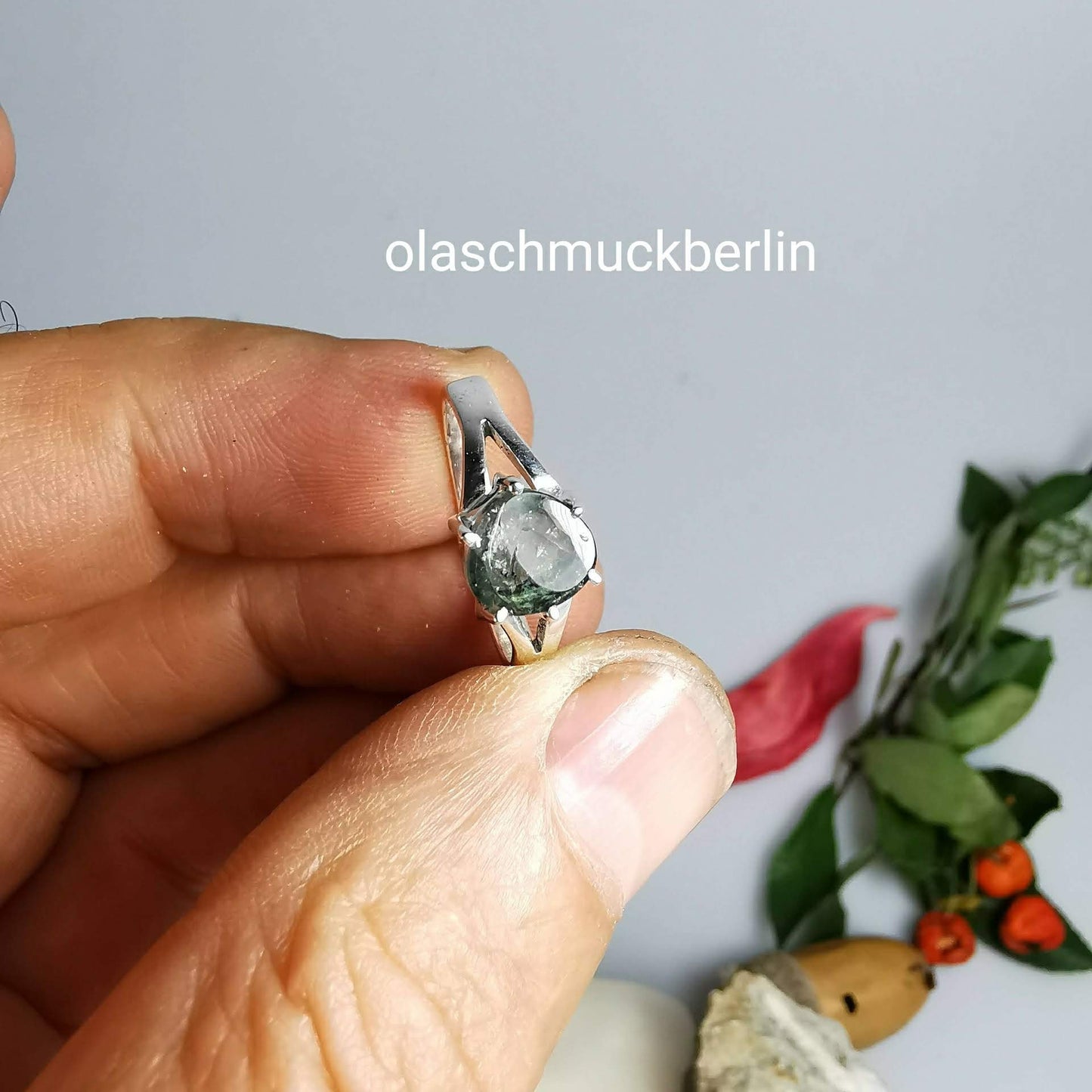 Silberring mit Turmalin