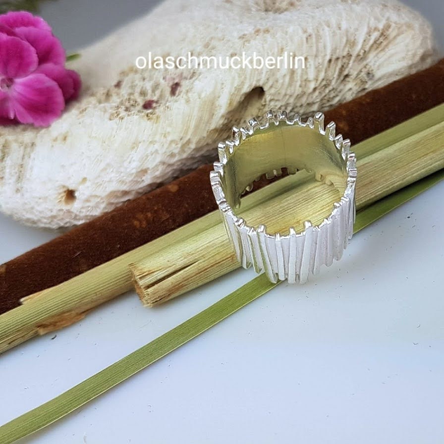Massiver Silberring