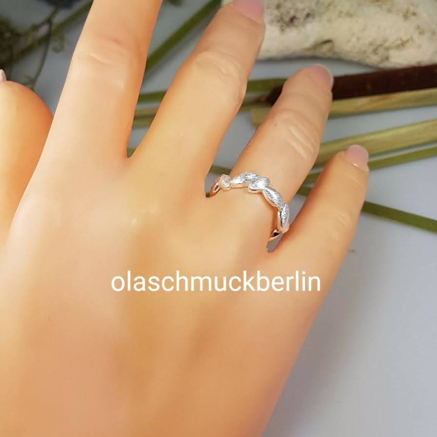 Massiver Silberring