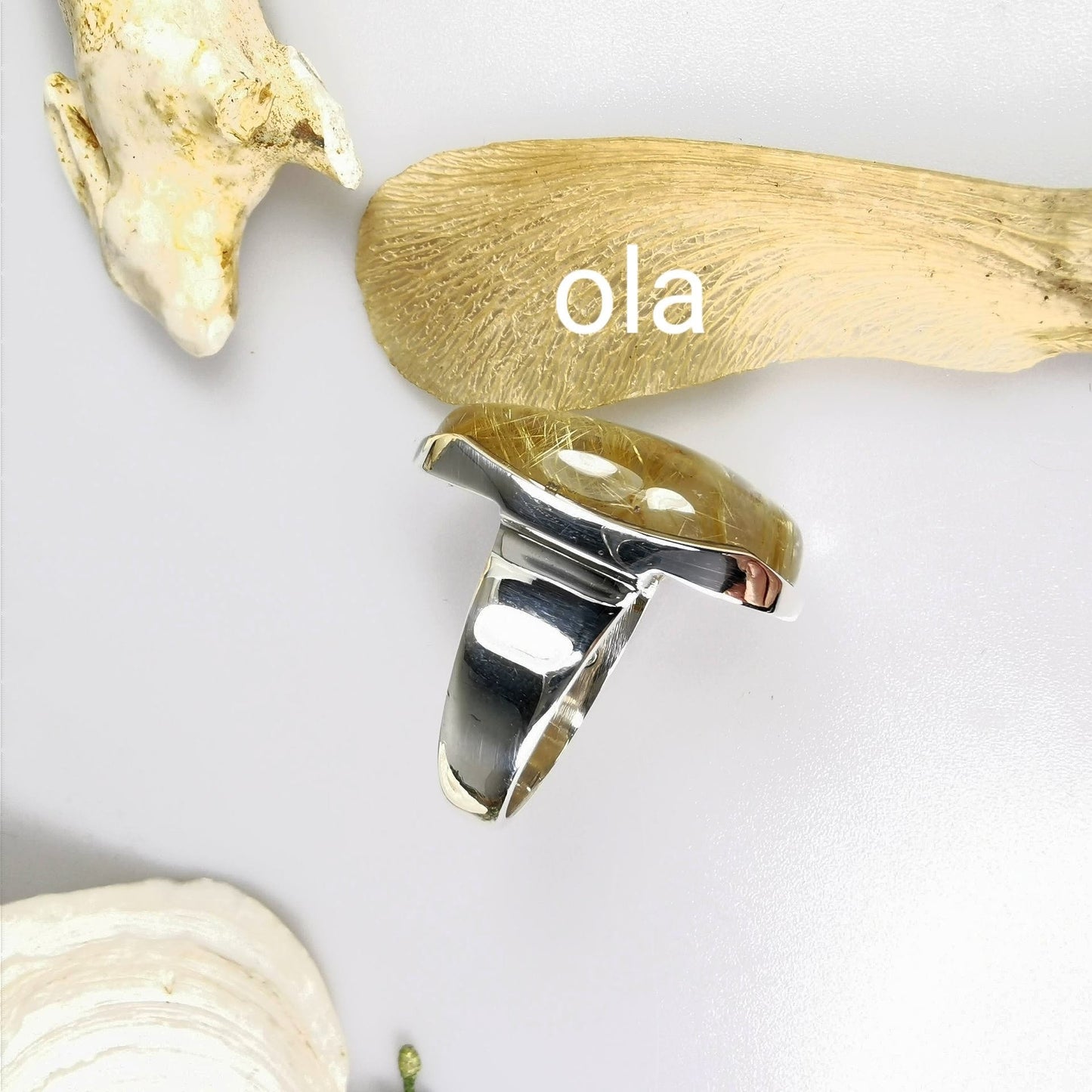 Silberring mit Rutilquarz