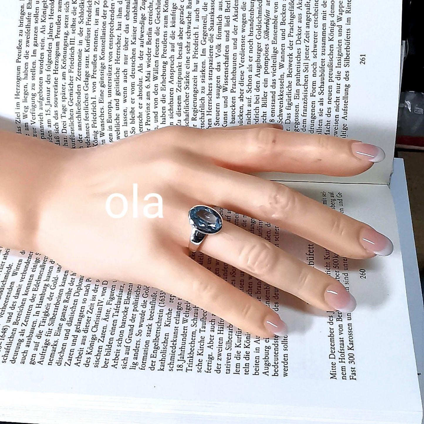 Topas Ring aus Silber 925