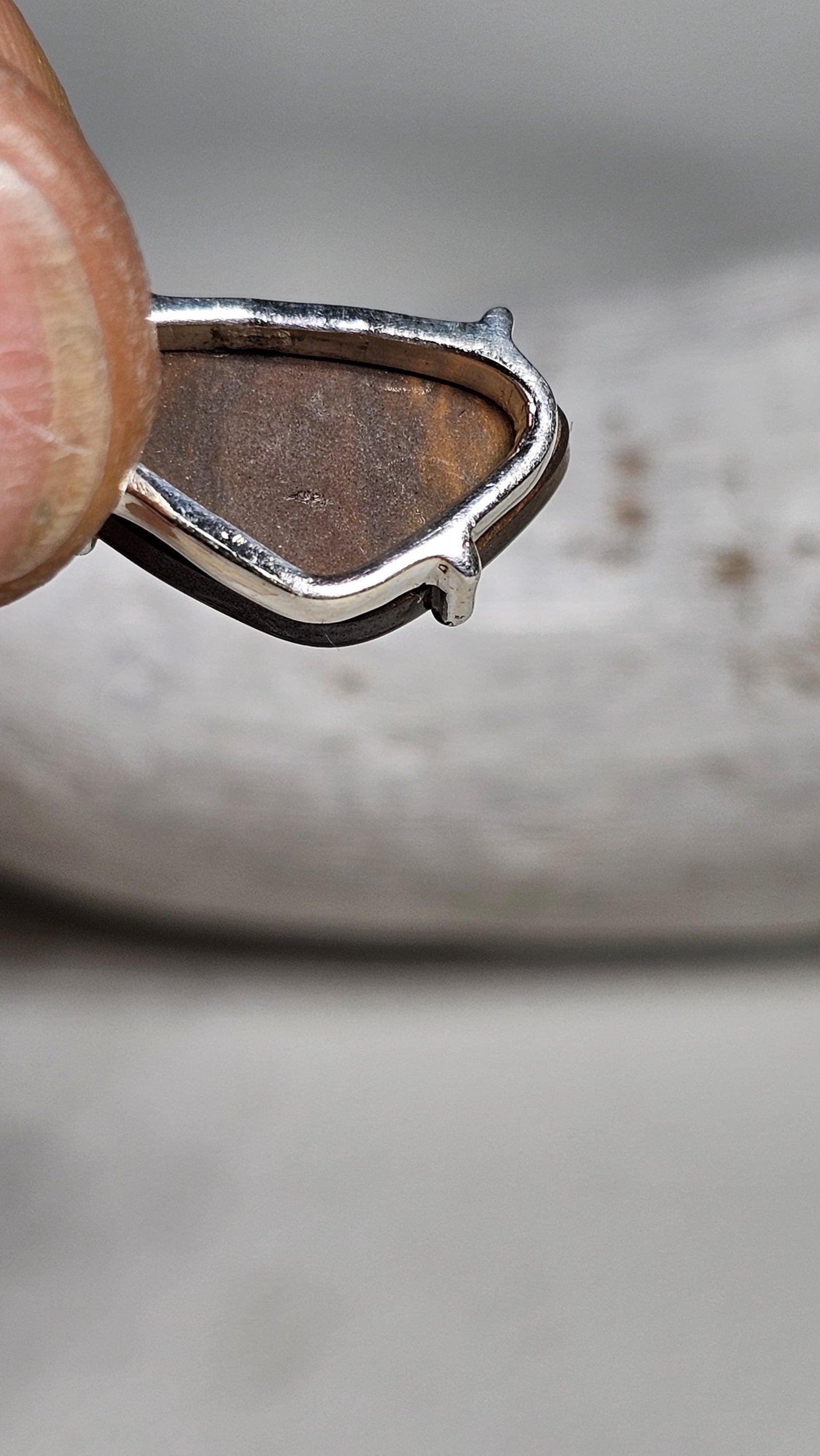 Silber Anhänger mit Opal