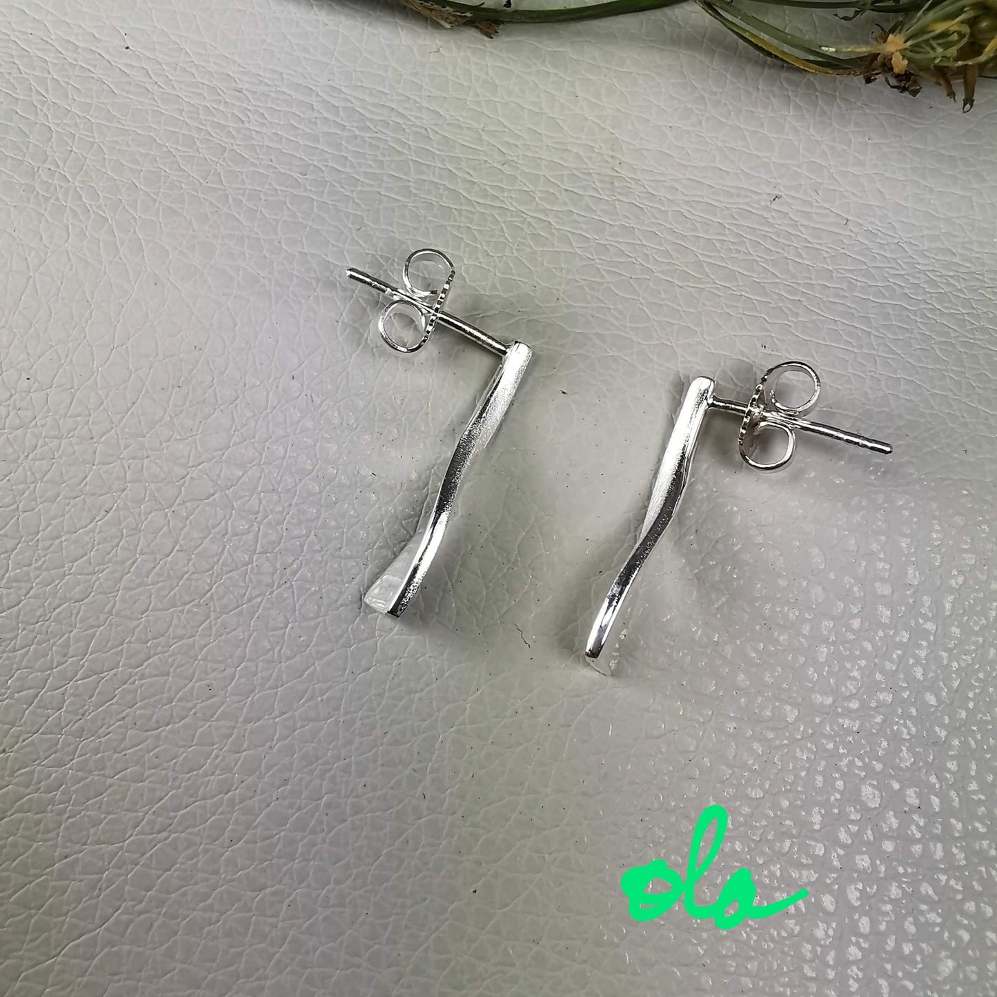 Ohrstecker aus 925 Silber, Twister