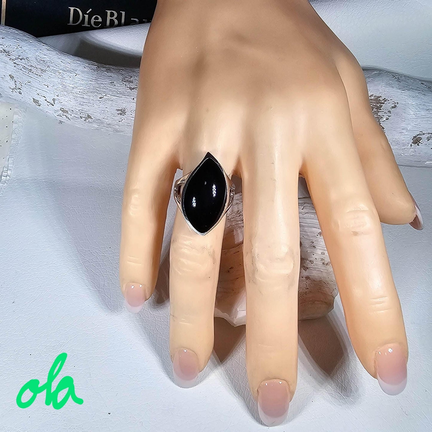 Onix Ring aus Silber 925
