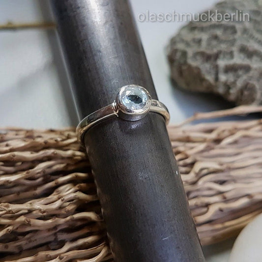 Silberring mit Topas