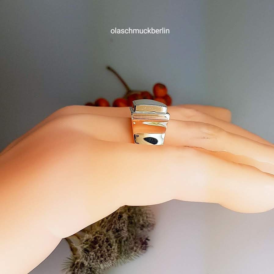 Silberring mit Perlmutt