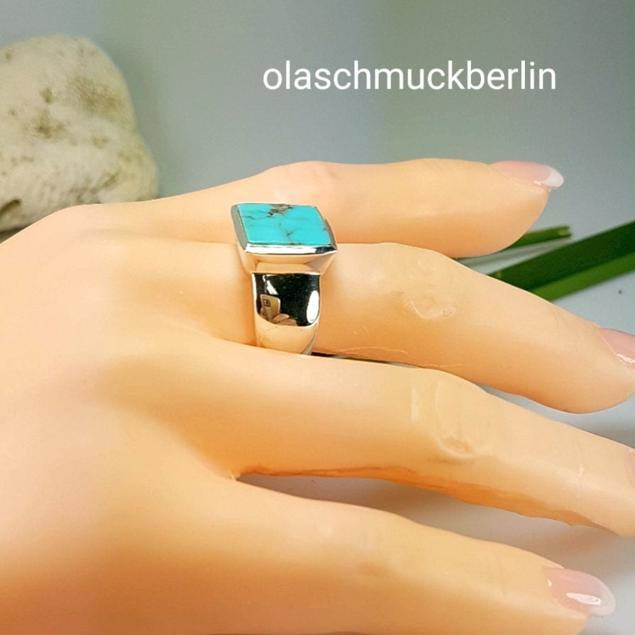 Silberring mit Türkis