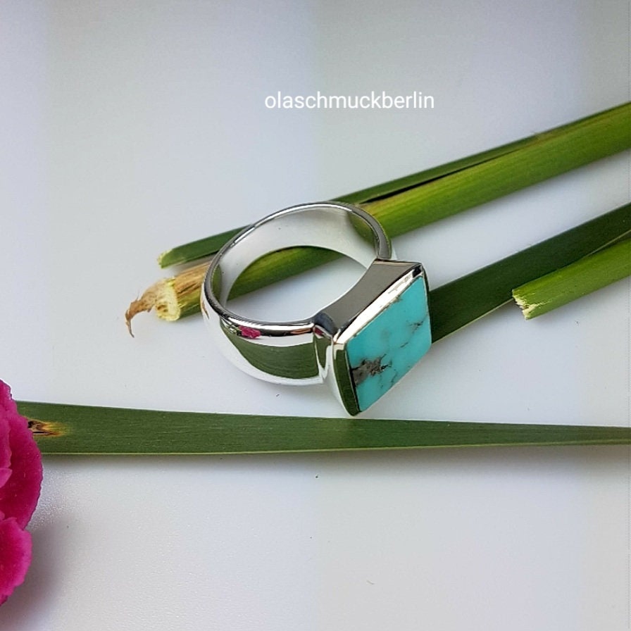 Silberring mit Türkis