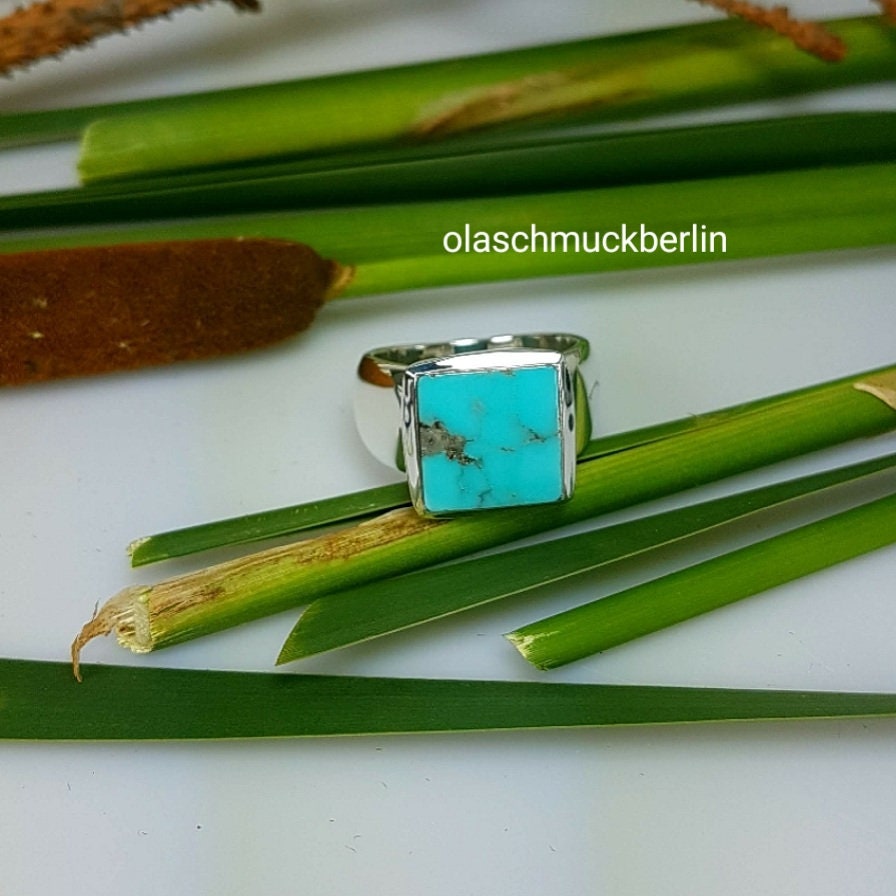 Silberring mit Türkis