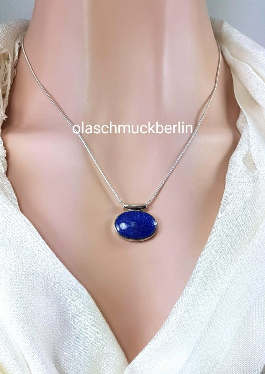 Silberanhänger mit Lapislazuli // 1,0
