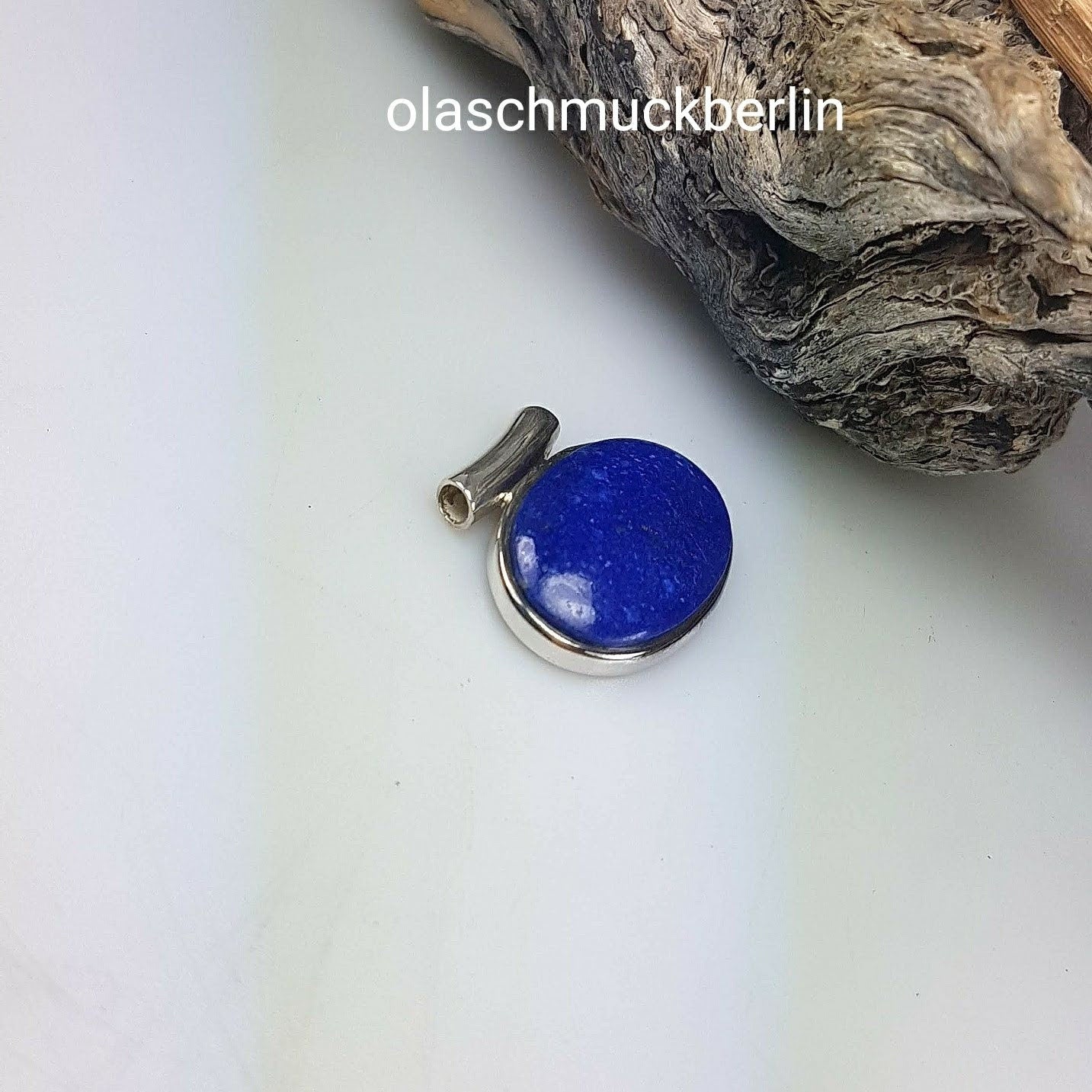 Silberanhänger mit Lapislazuli // 1,0