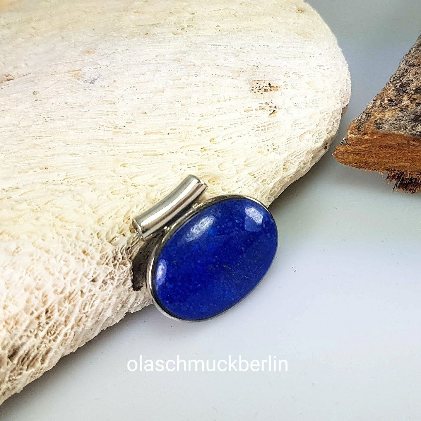 Silberanhänger mit Lapislazuli // 1,0
