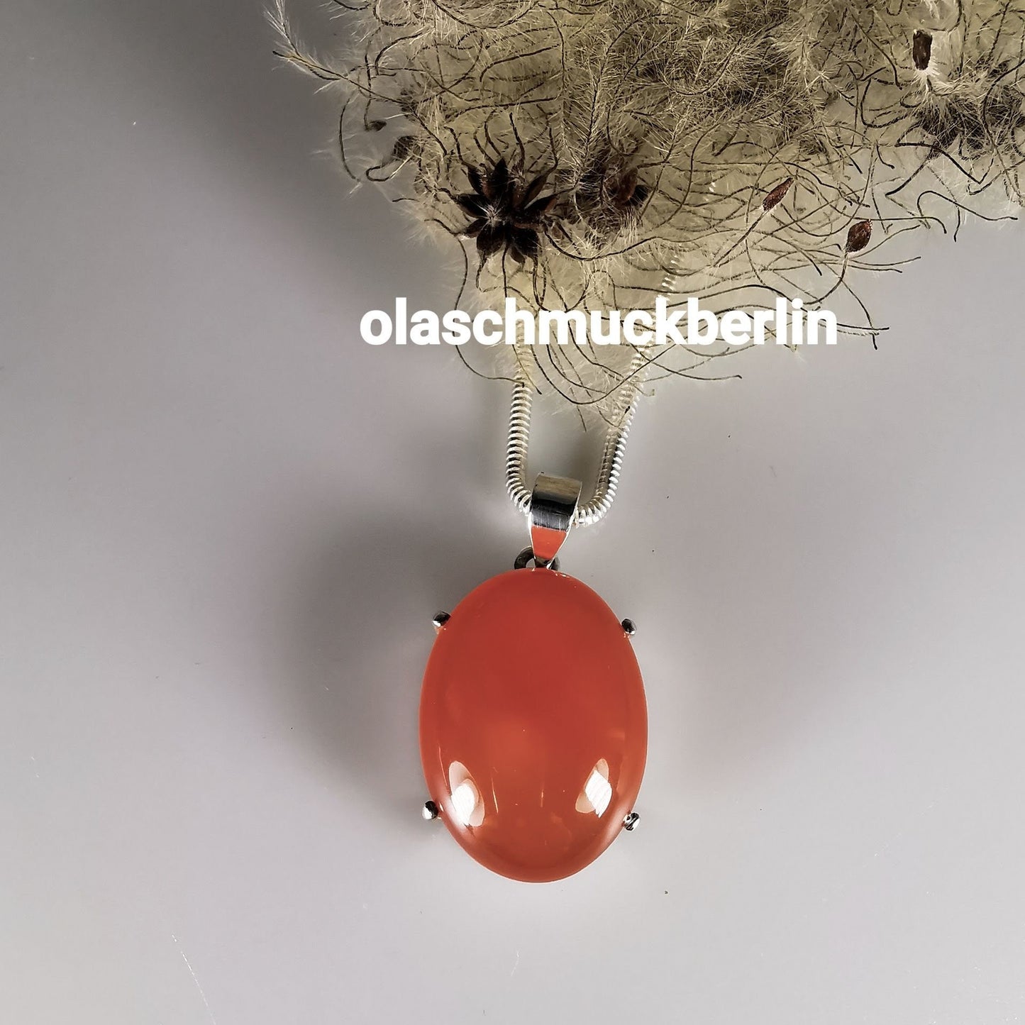 Silberanhänger mit Karneol // 2,0