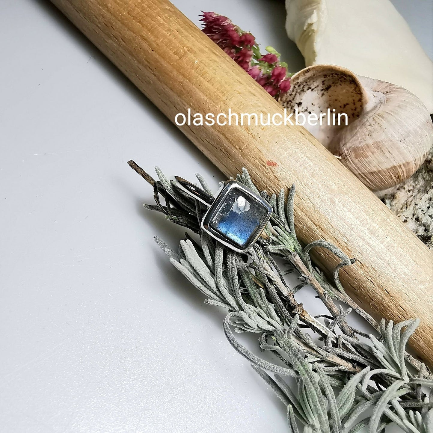 Silberring mit Labradorit