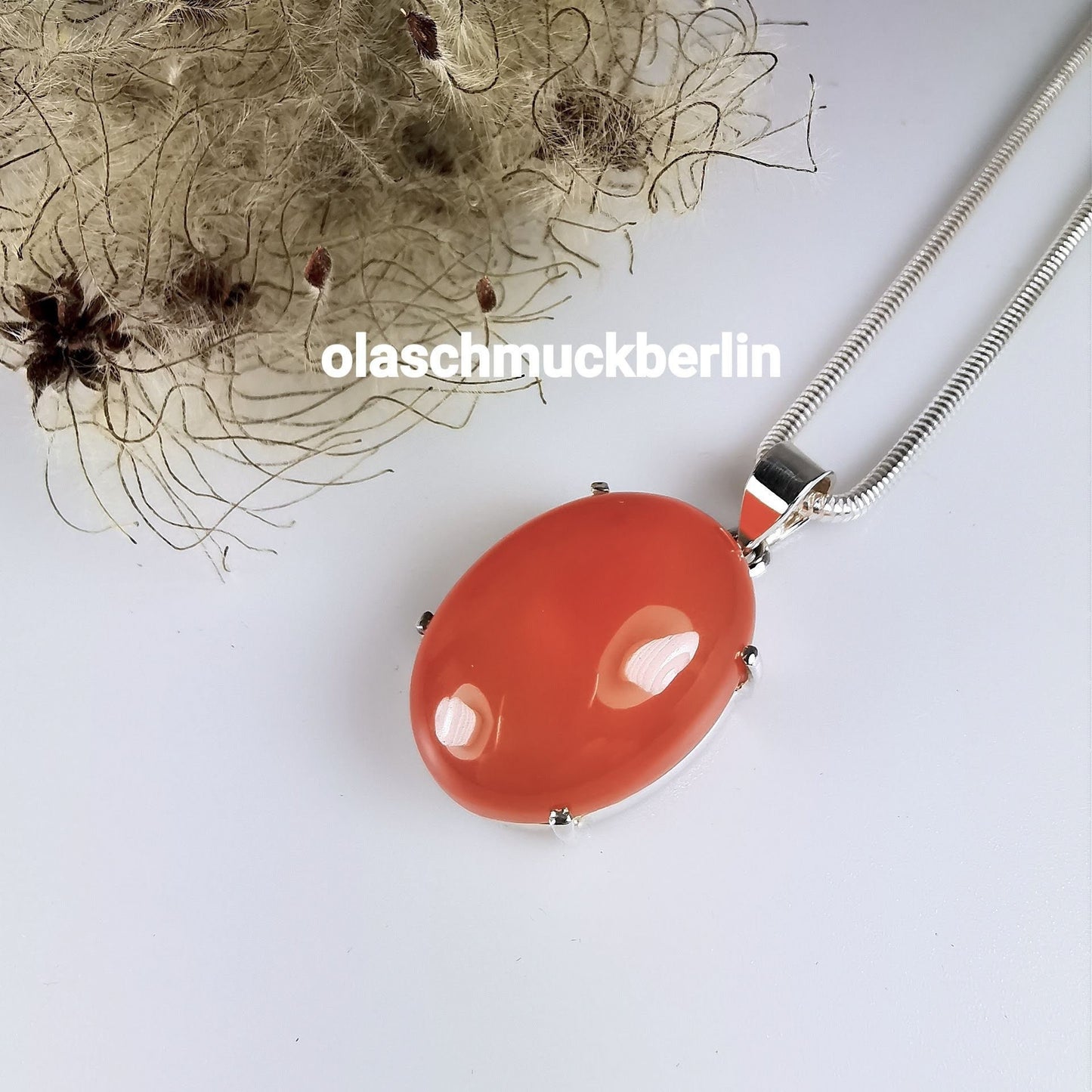 Silberanhänger mit Karneol // 2,0