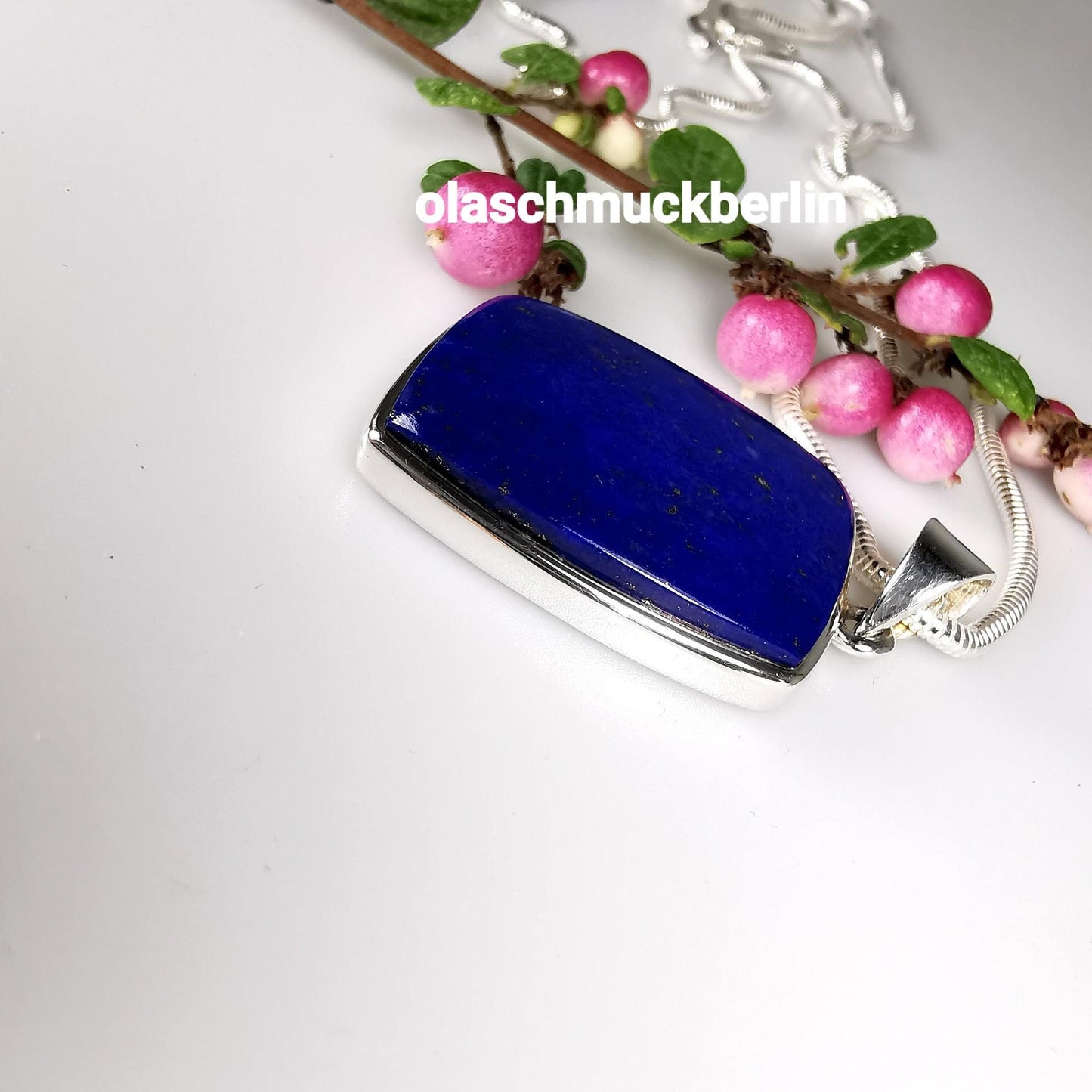Silberanhänger mit Lapislazuli // 2,0