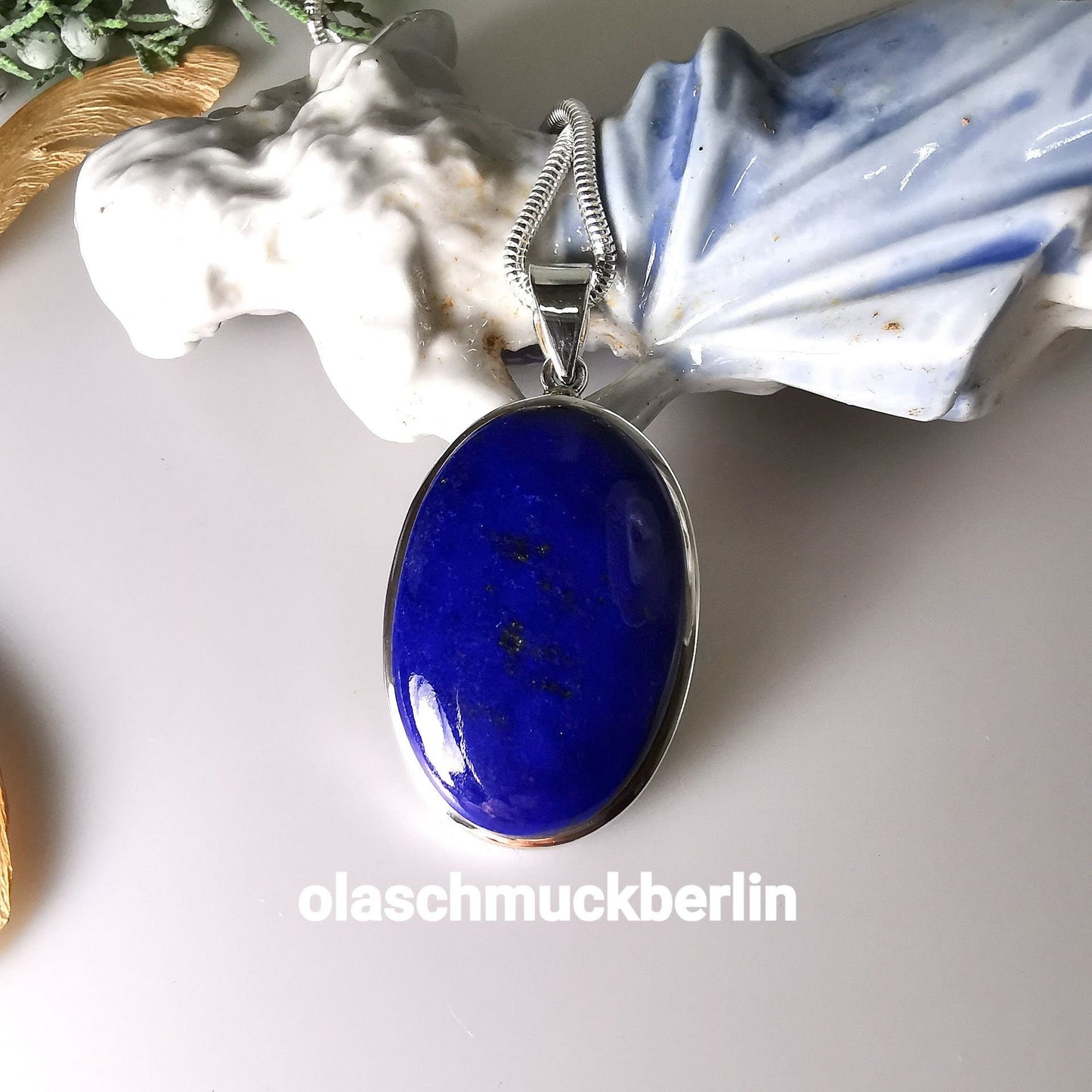 Silberanhänger mit Lapislazuli // 2,0