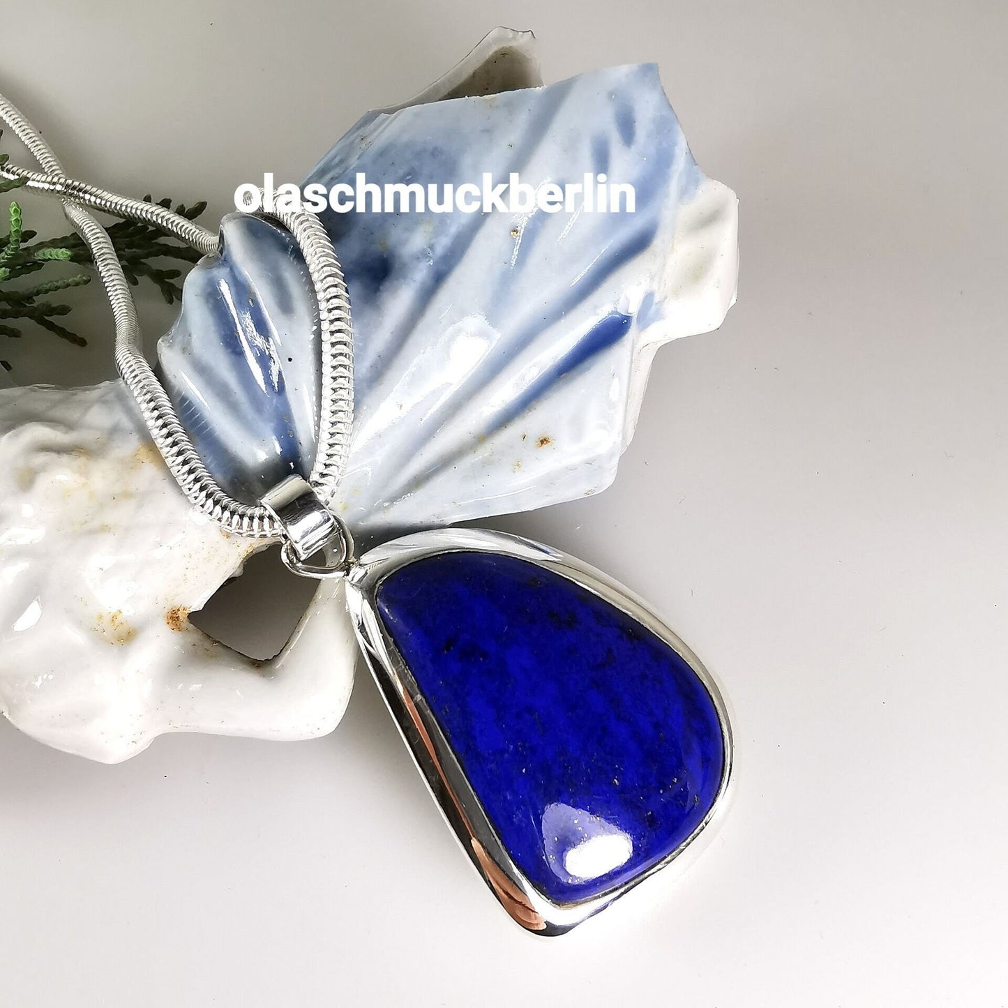Silberanhänger mit Lapislazuli // 2,4