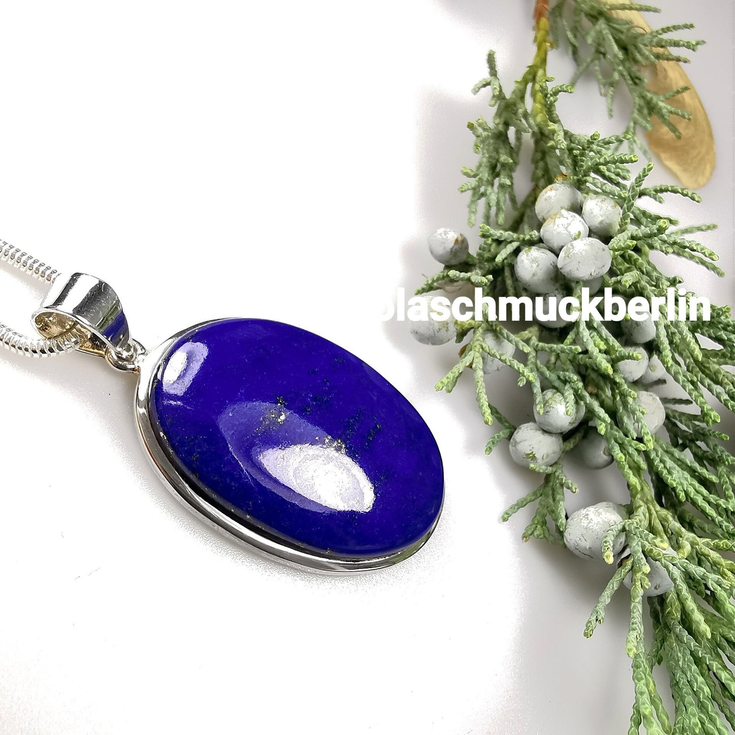 Silberanhänger mit Lapislazuli // 2,0