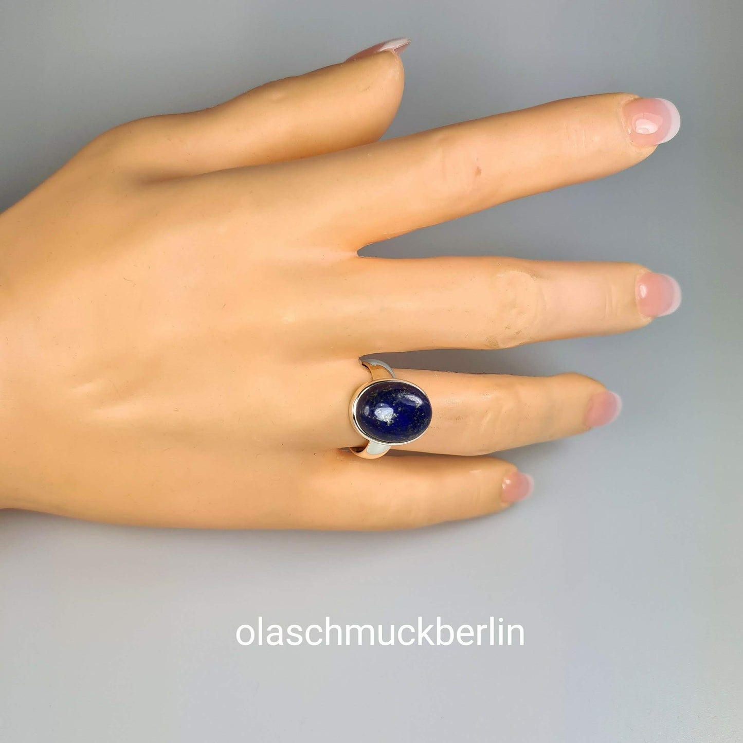 Silberring mit Lapislazuli