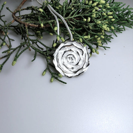 Silberanhänger Rose
