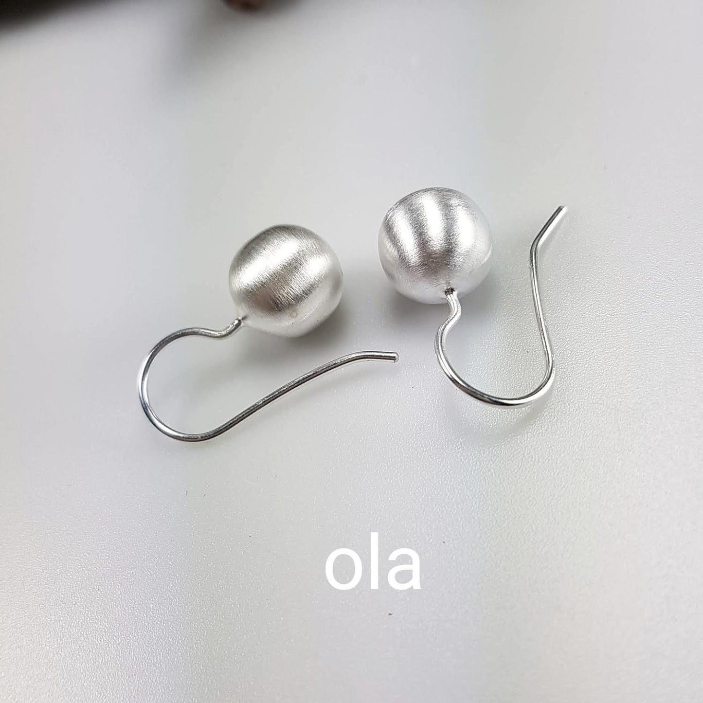 Handgefertigte Silberohrhänger