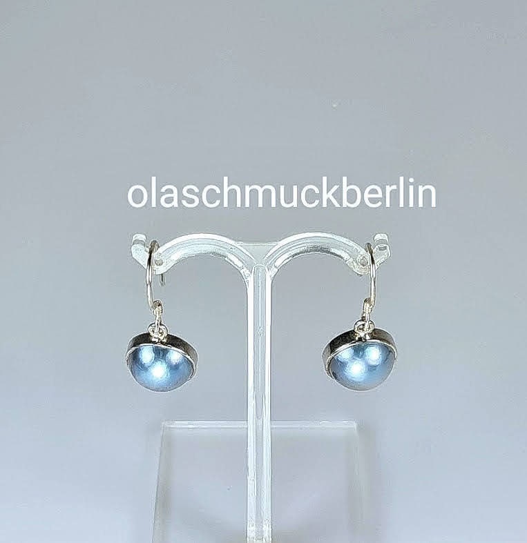 Silberohrhänger mit Süßwasserperle
