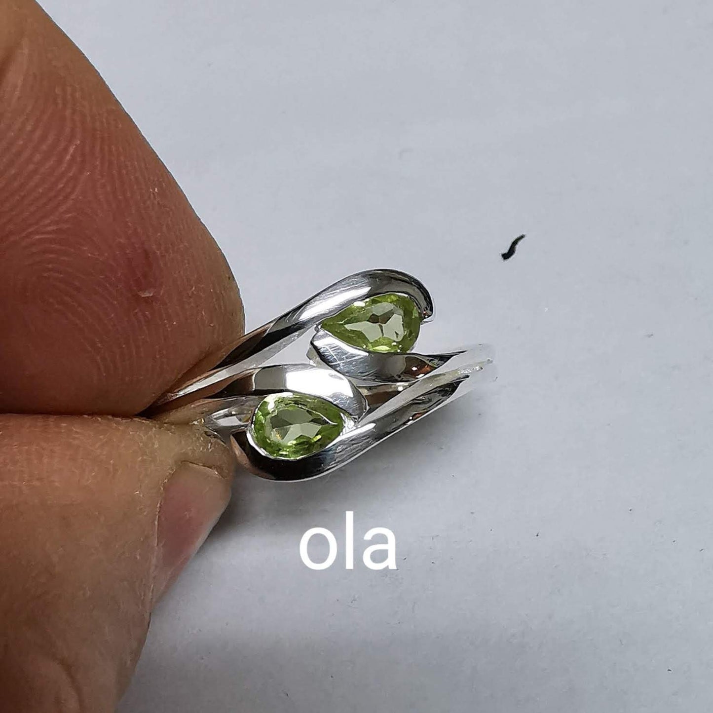 Silberring mit Peridot