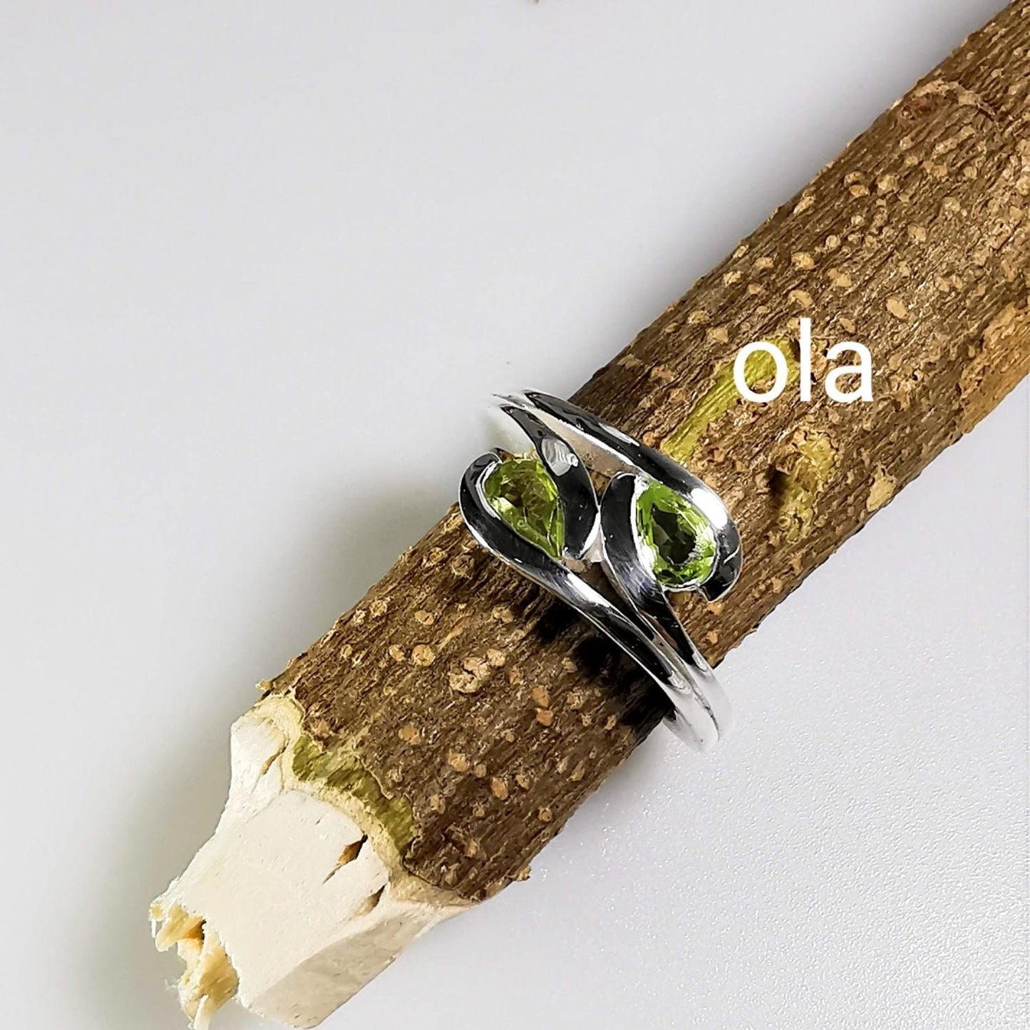 Silberring mit Peridot