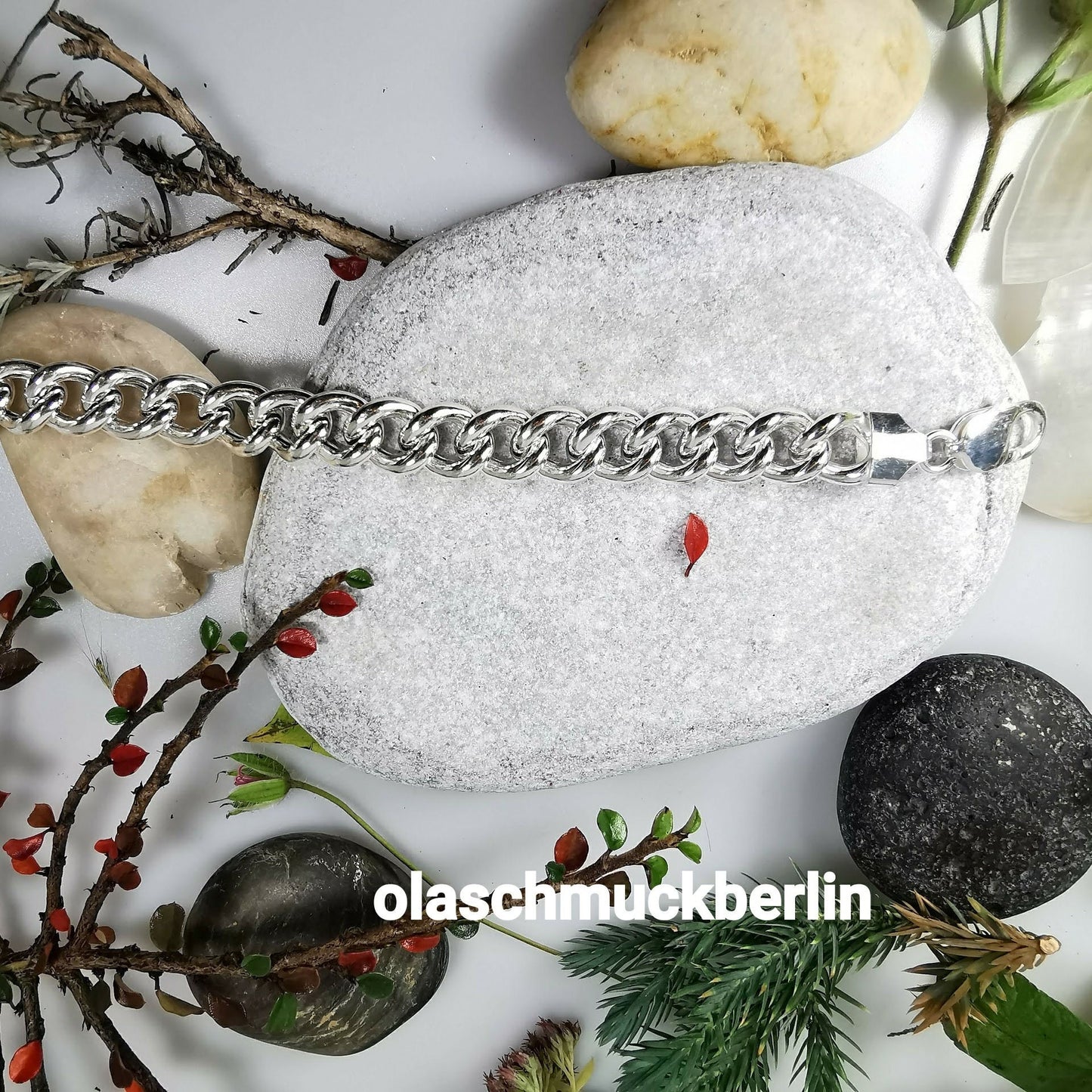 Armband Rundpanzer in Silber