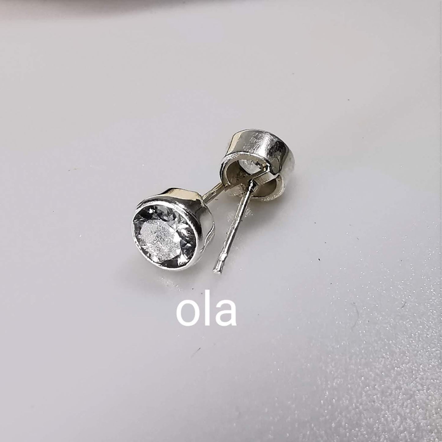 Topas Ohrstecker 925