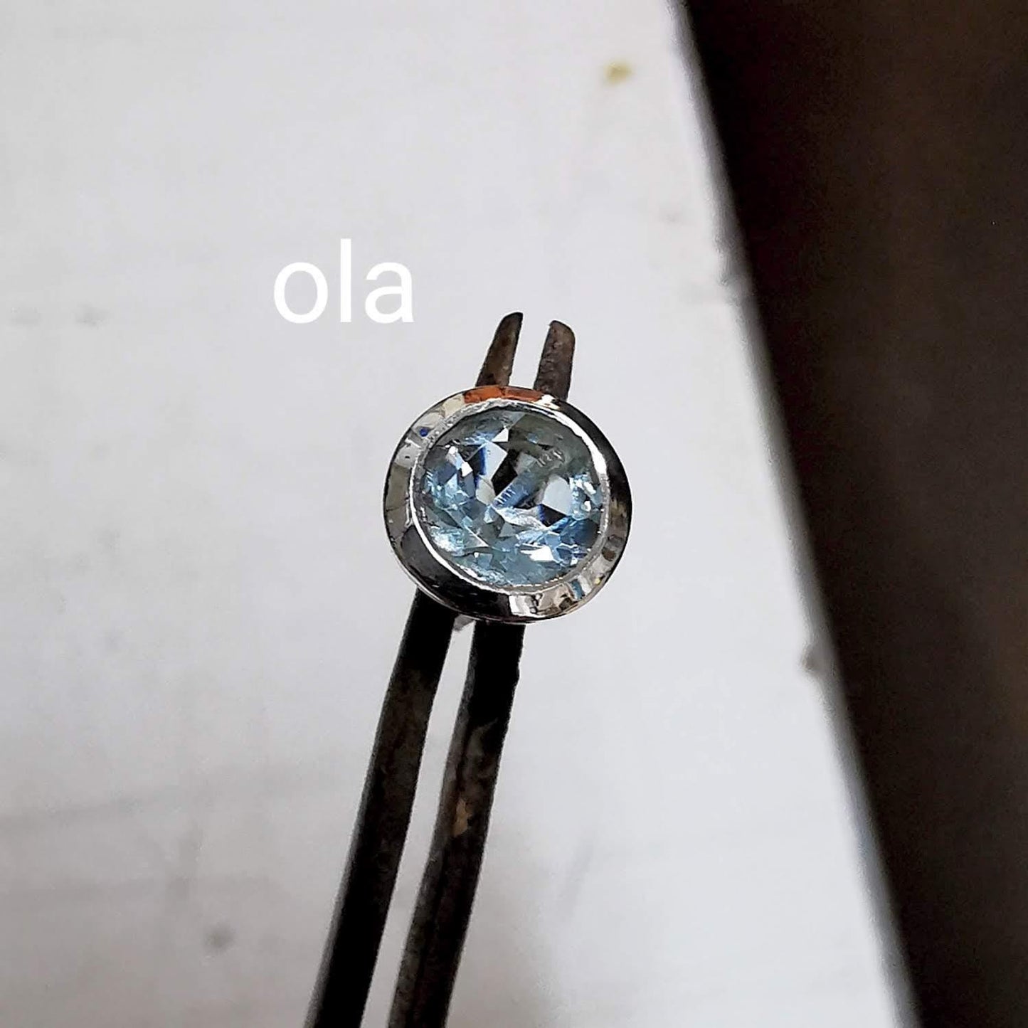 Topas Ohrstecker 925 Silber