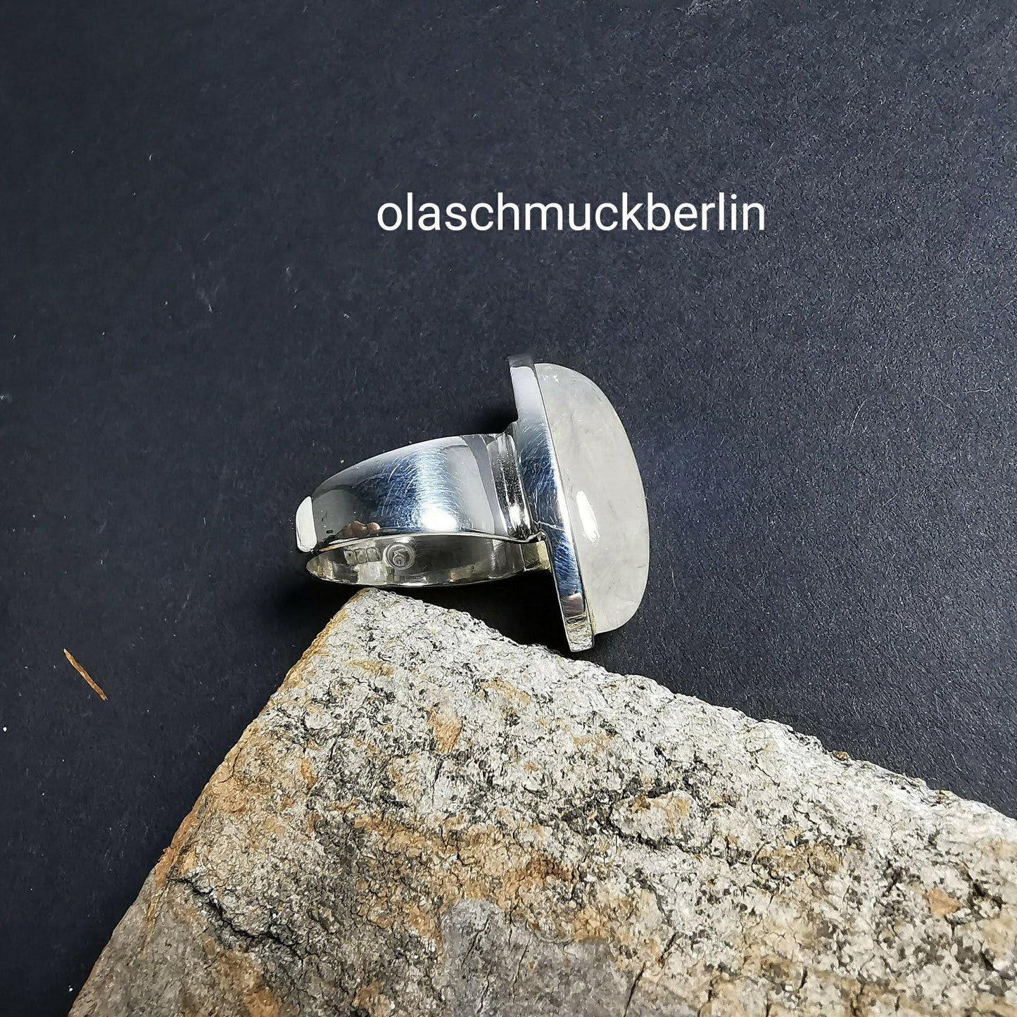Silber Ring mit Mondstein