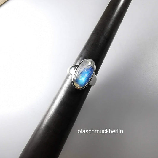 Silber Ring mit Mondstein