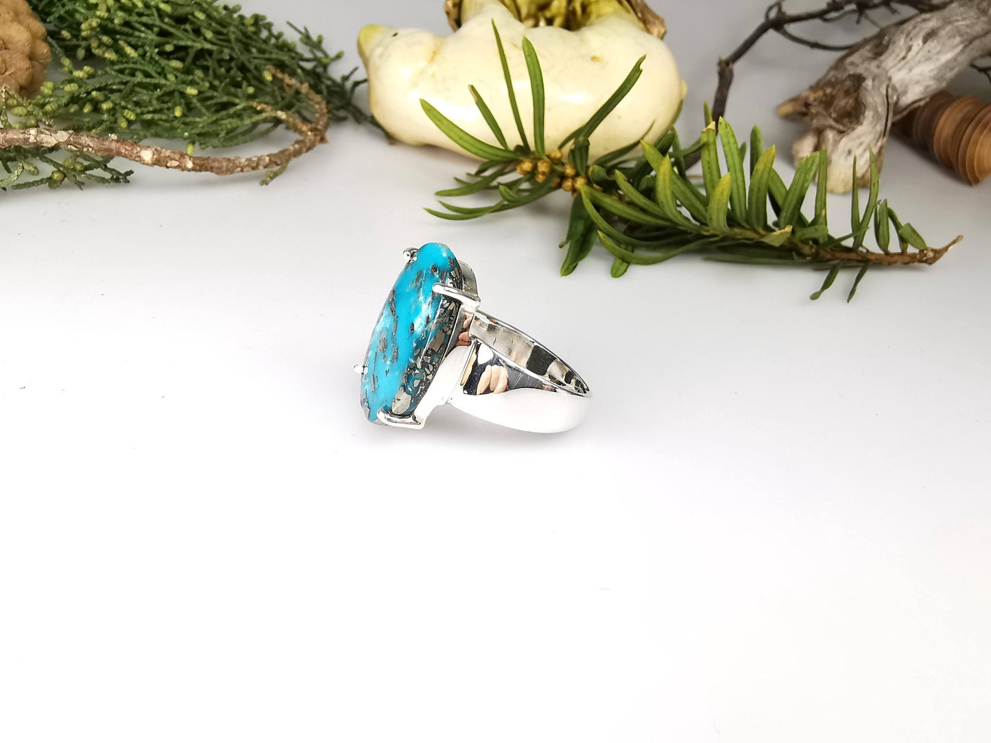 Silber Ring mit Türkis