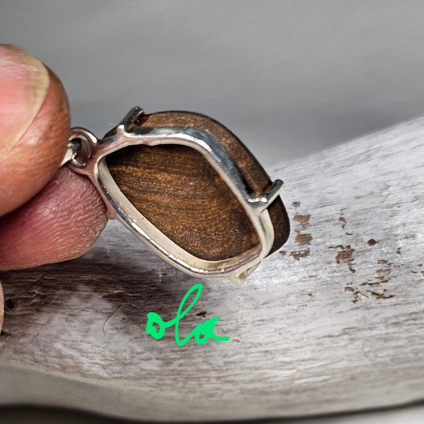 Silber Anhänger mit Opal