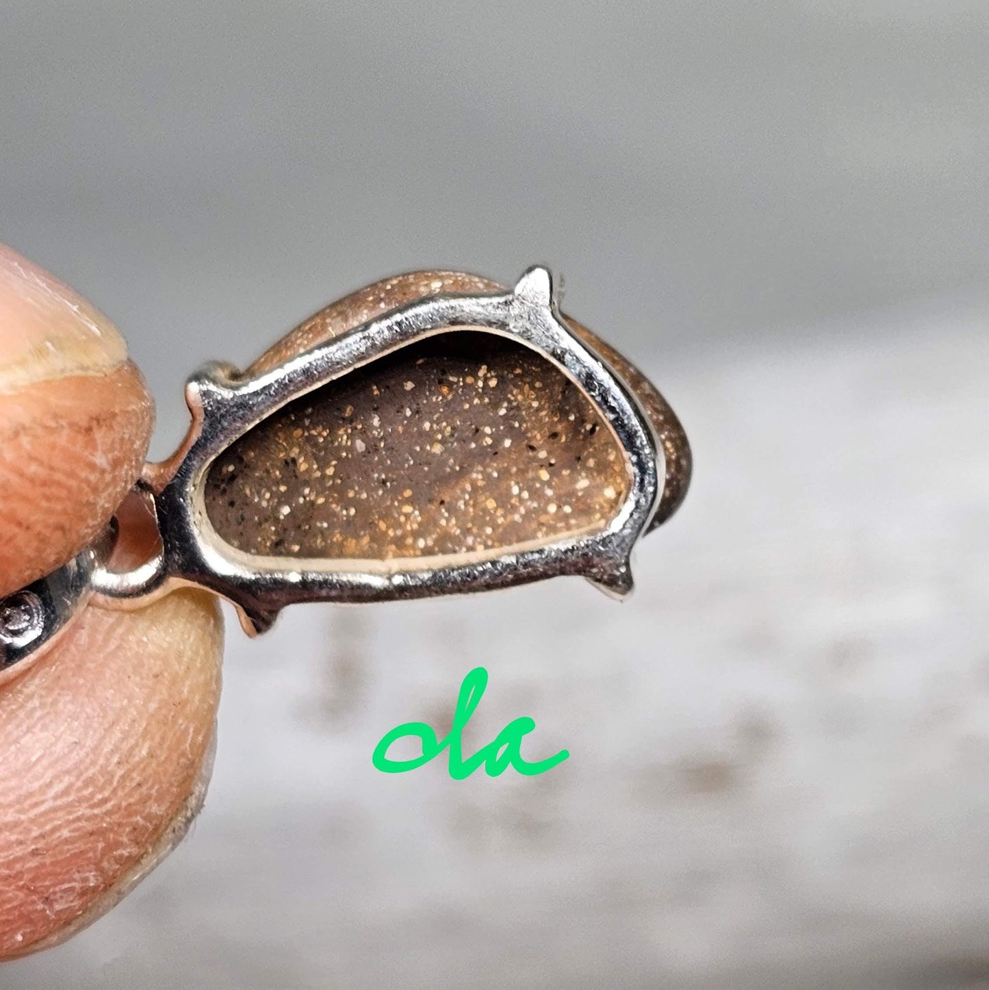 Silber Anhänger mit Opal