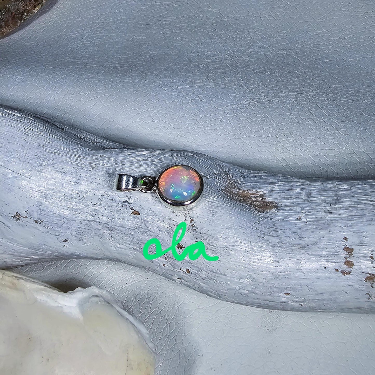 Silber Anhänger mit Opal
