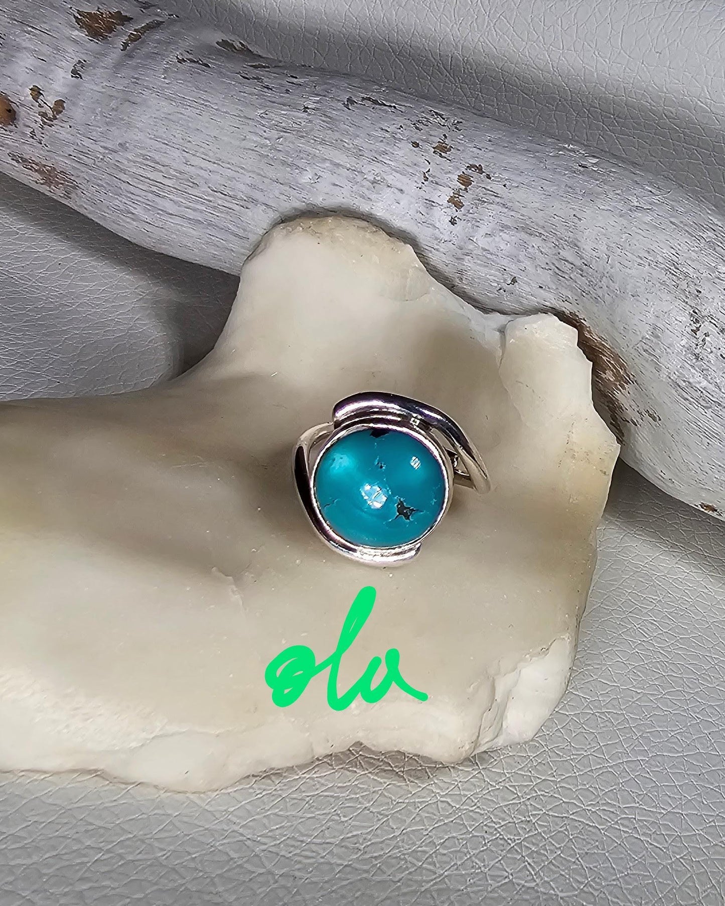 Silberring mit Türkis