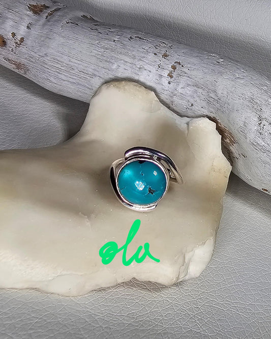 Silberring mit Türkis