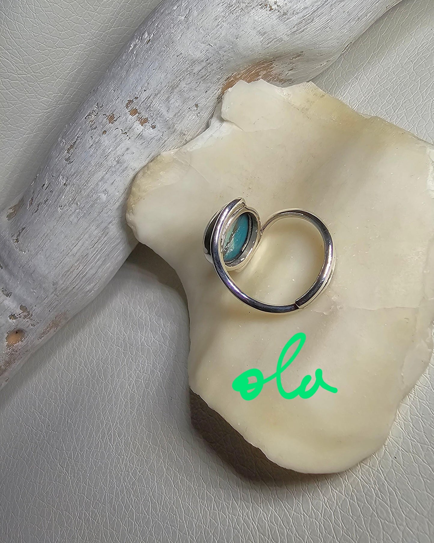 Silberring mit Türkis