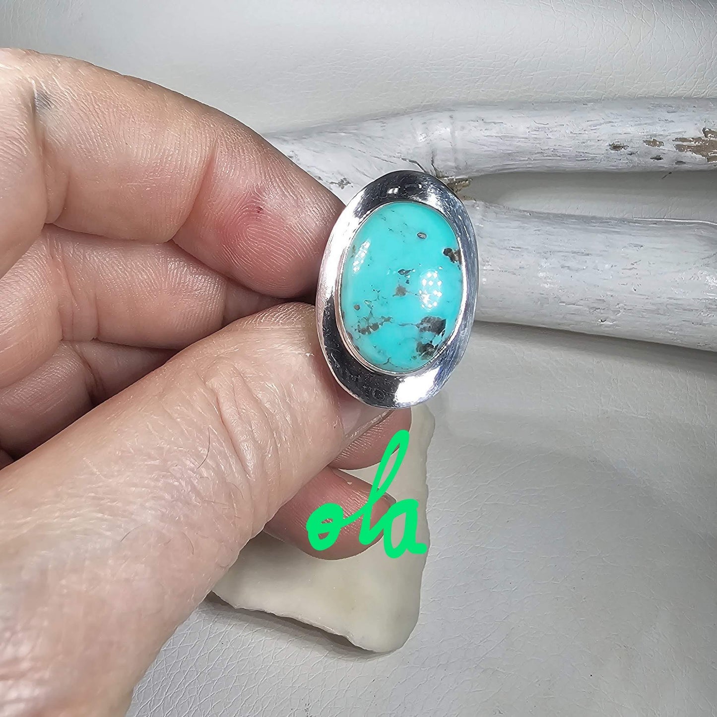 Silber Ring mit Türkis
