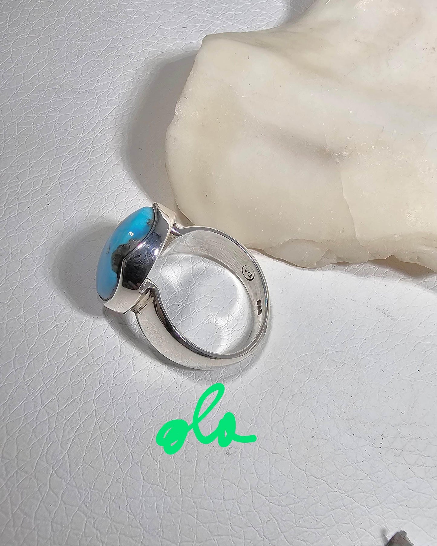 Silber Ring mit Türkis