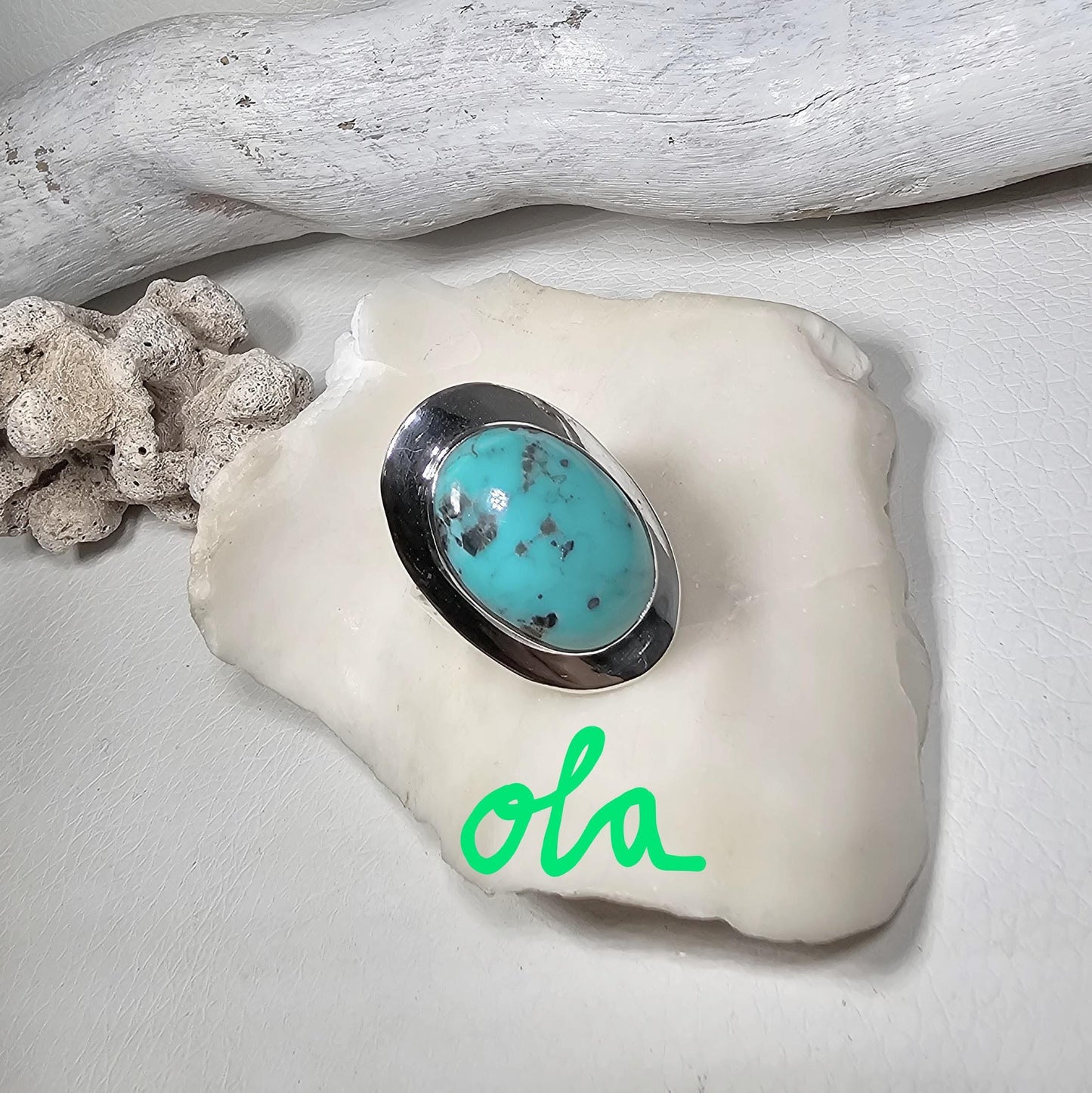 Silber Ring mit Türkis