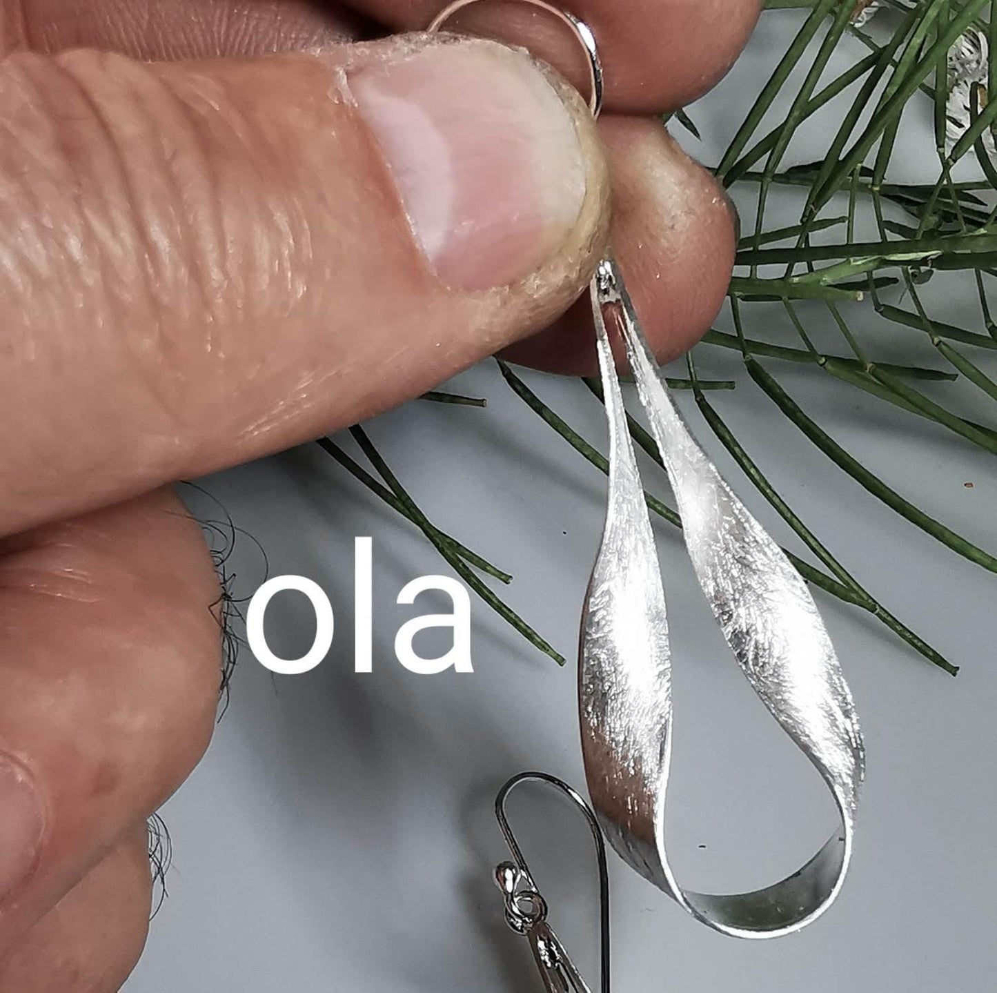 Ohrringe aus 925 Silber, Schleife