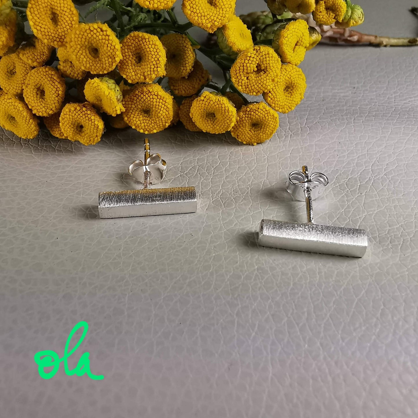 Ohrstecker aus 925 Silber Barre