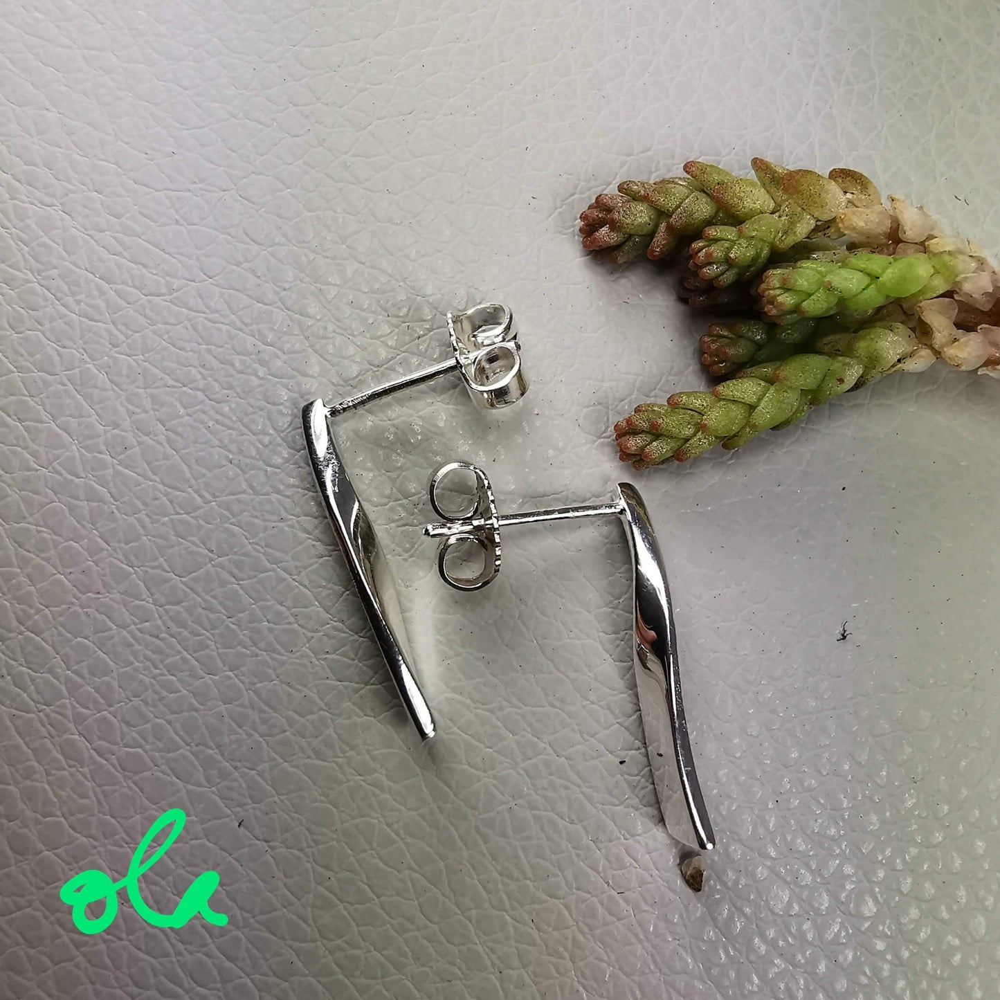 Ohrstecker aus 925 Silber, Twister