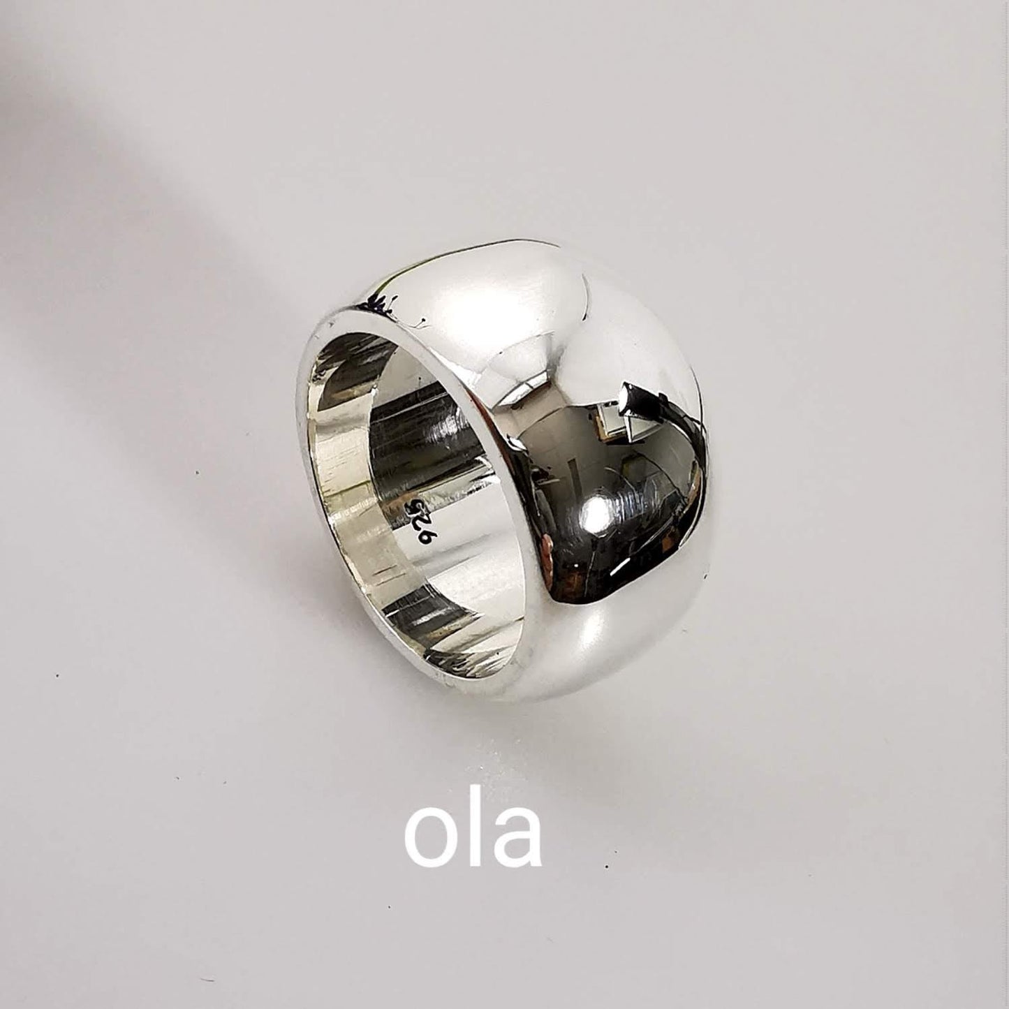 Breite Ring aus 925 Silber,schlicht